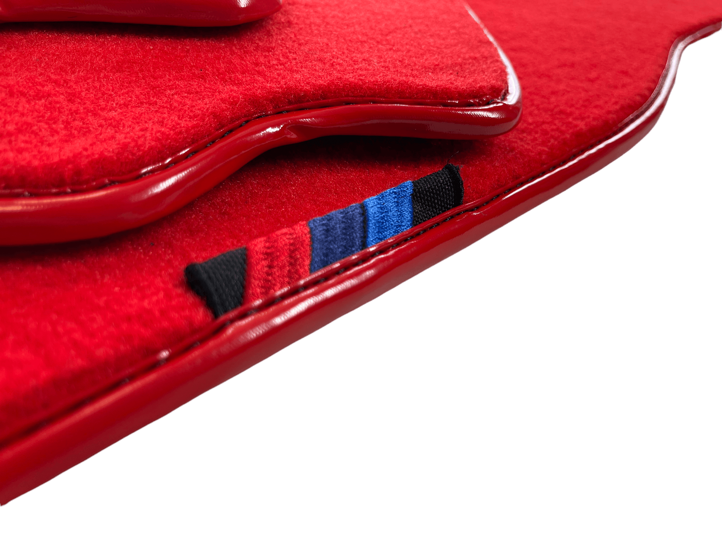 Red Mats For BMW M6 F13 Coupe With M Package AutoWin Brand - AutoWin