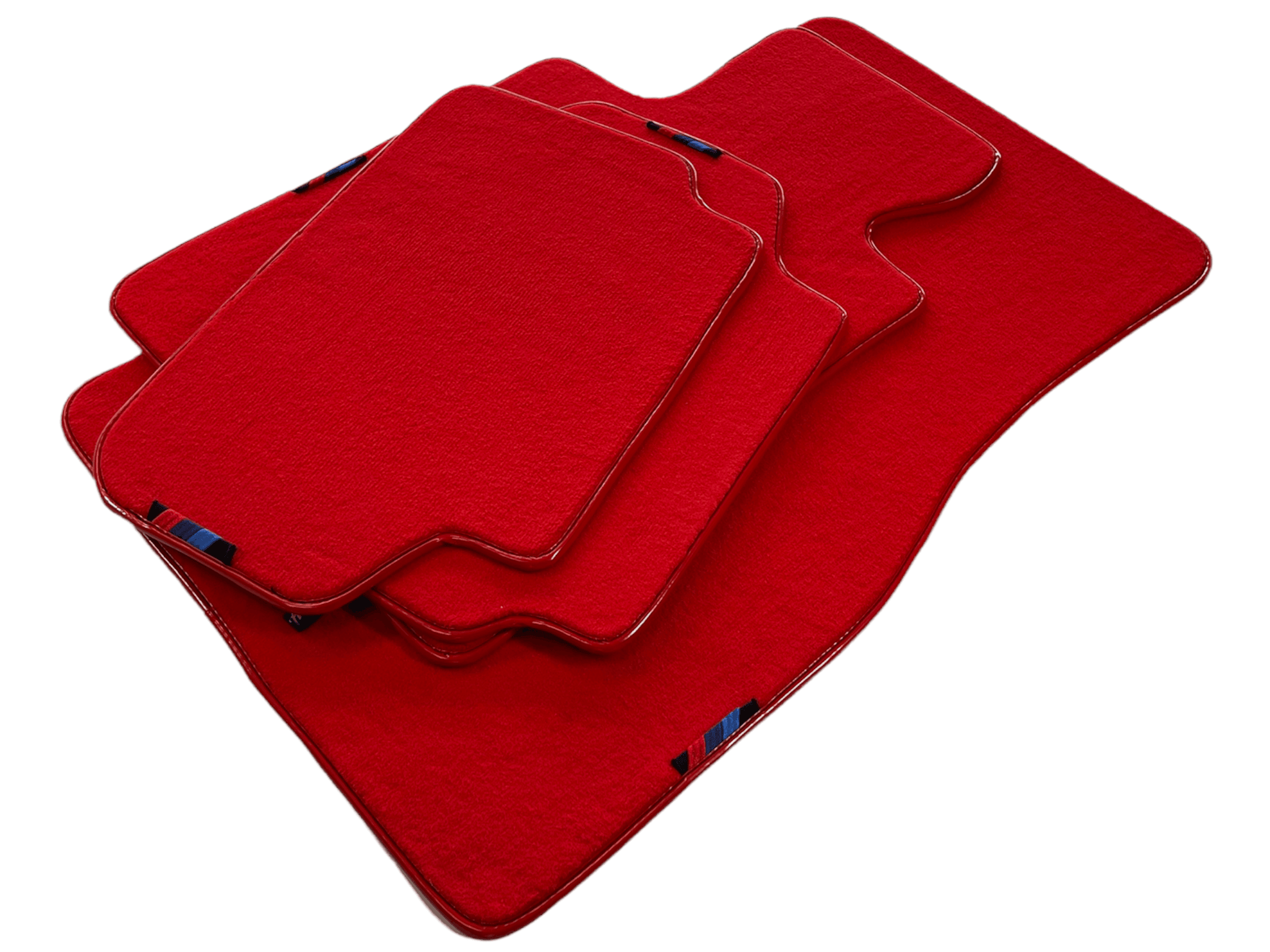 Red Mats For BMW M6 F13 Coupe With M Package AutoWin Brand - AutoWin