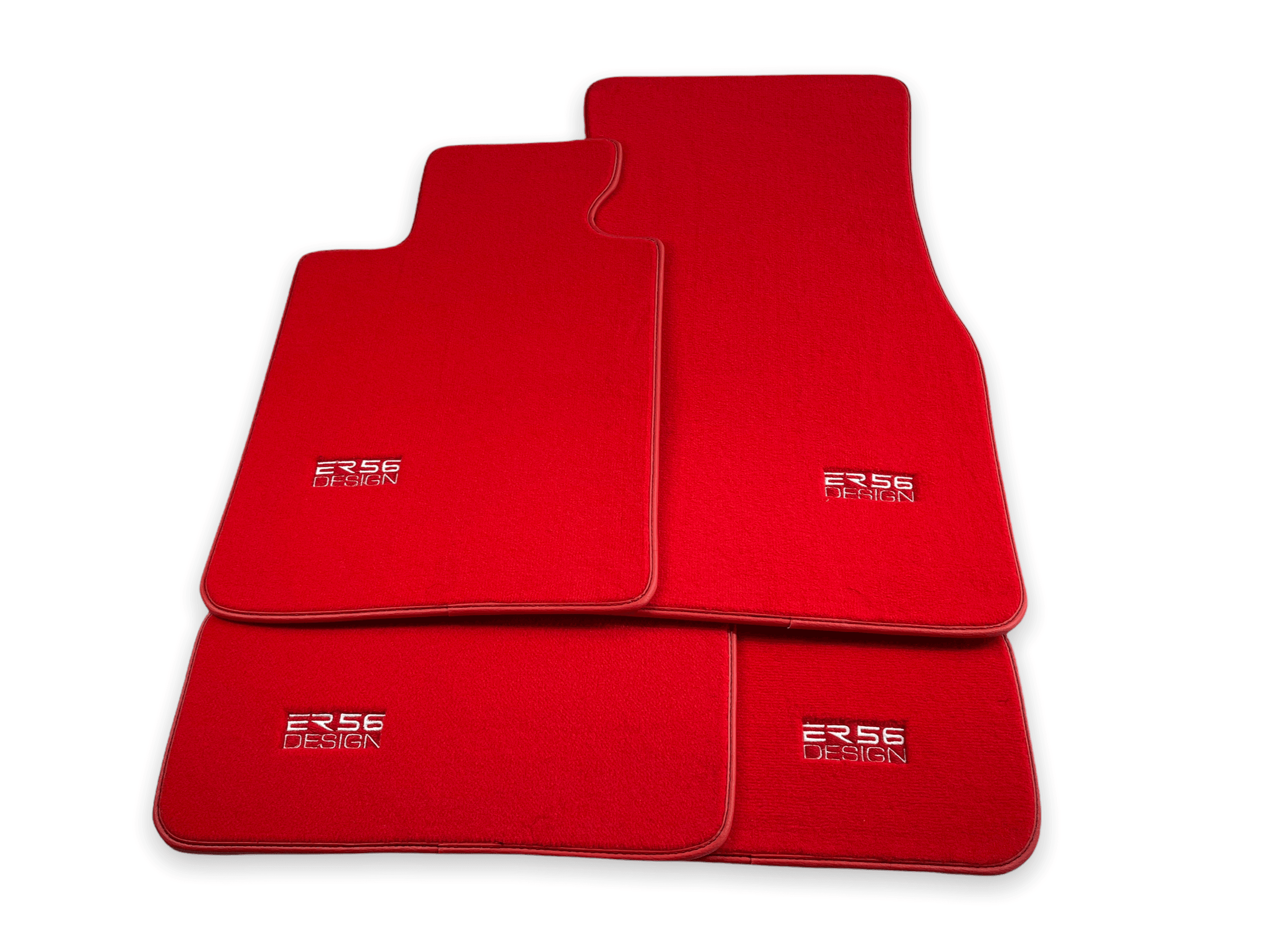 Red Mats For BMW M8 F91 Convertible - ER56 Design Brand - AutoWin