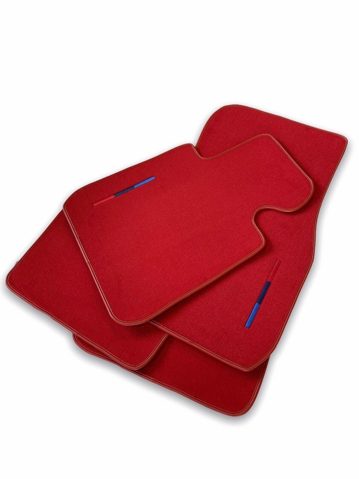 Red Mats For BMW M8 F91 Convertible With M Package - AutoWin