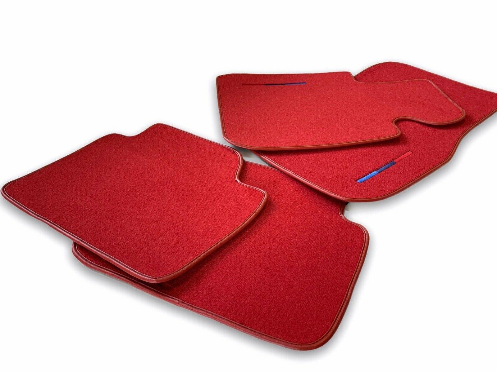 Red Mats For BMW X5M F85 SUV With M Package - AutoWin