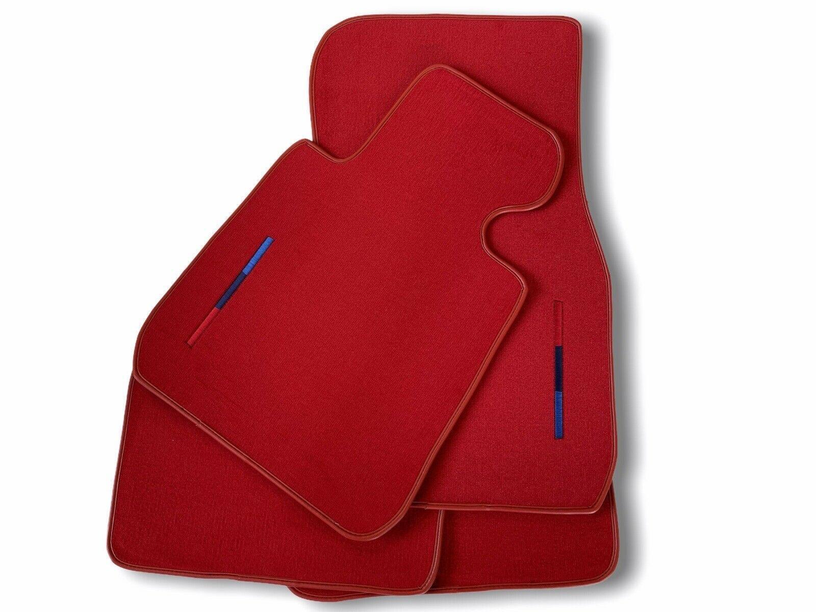 Red Mats For BMW X5M F85 SUV With M Package - AutoWin